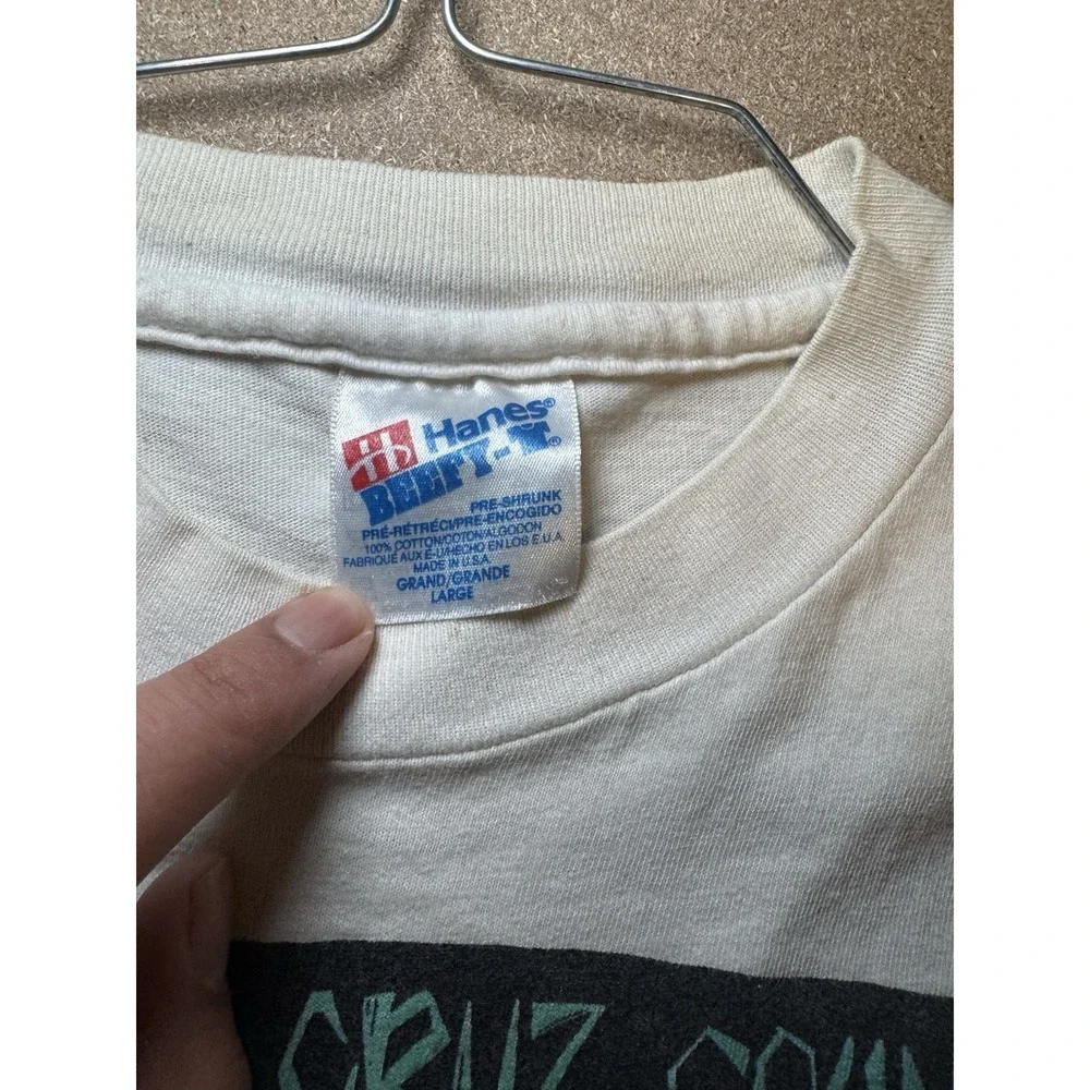 Vintage 90s Santa Cruz Bike  T  Shirt Bike‎ To Work Week Size M Single Stitch